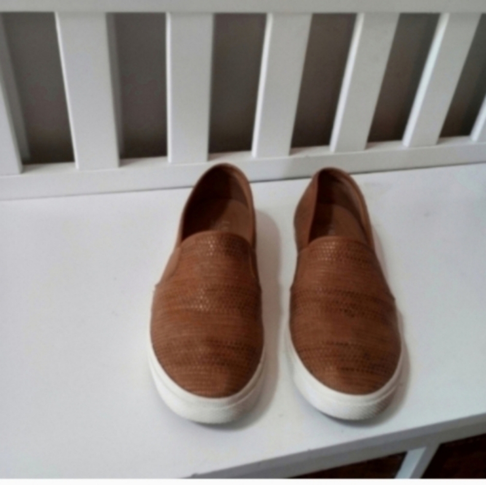 Lauren Ralph Lauren Brown Slip-On Sneakers Women's 7.5B RLite Cushion Casual